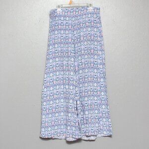 Hollister pastel floral rayon pull on resort vacation beach pants